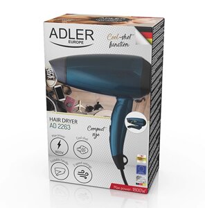 Фен для волосся складна ручка Сушарка Adler AD 2263 1800W