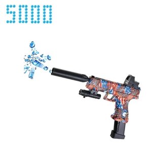 Бластер Pistol Drum Gel Ball 5000шт гель кульок з бризками red