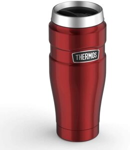 Термокружка без ручки 0,47 л Thermos Stainless King Travel Tumbler Red (160021)