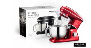 Професійний Тістоміс Mozano Kitchen Machine 2300 Вт чаша 6,2л Red КУЛІНАРНА КНИГА В ПОДАРОК