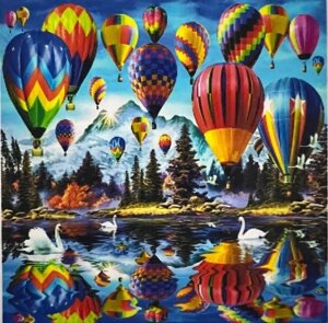 Алмазна мозаїка 30х40 см 5D Baloon