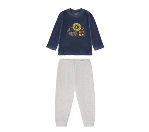 Піжама костюм для хлопчика (футболка+штани) Lupilu 110-116 синій