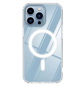 Прозорий чохол-накладка Magnetic Case for iPhone 13 Pro, Clear