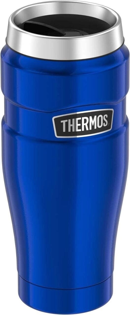 Термокружка без ручки 0,47 л Thermos Stainless King Travel Metallic Blue (160027) від компанії інтернет магазин Stockzona - фото 1