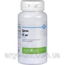 Цинк 15 мг Арго (гормональний баланс, алергія, імунітет, дерматит, грип, статеве дозрівання, травлення)