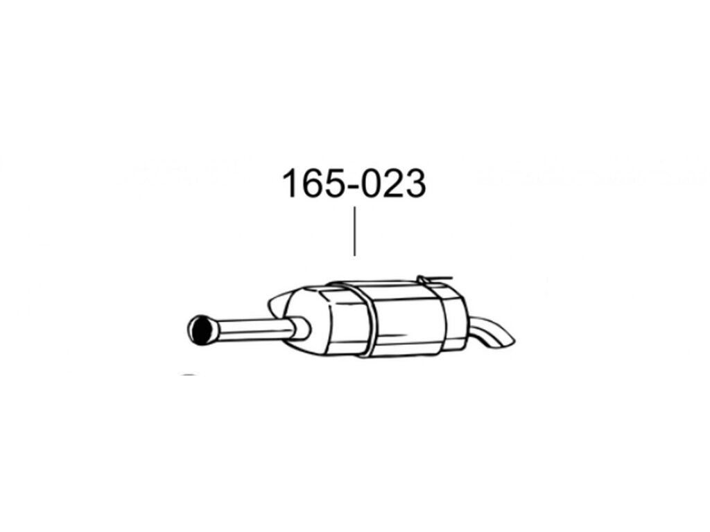 Глушник Хюндай i10 (HYUNDAI i10) 1.2 HATCHBACK 08-11 (165-023) Bosal 10.75 від компанії Інтернет-магазин "Глушачек" - фото 1