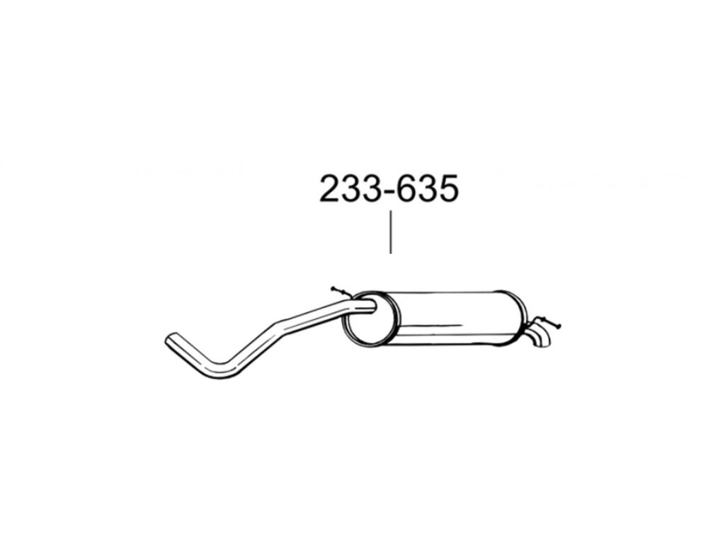 Глушник Шкода Фабія (Skoda Fabia) / Volkswagen Поло (Volkswagen Polo) / Сеат Ібіца (Seat Ibiza) 1.2 - 12V 01-07 від компанії Інтернет-магазин "Глушачек" - фото 1