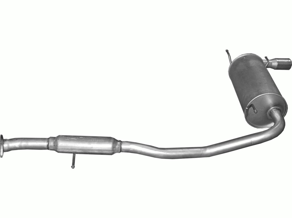 Глушник задній Мазда МХ5 (Mazda MX5) 1.6 16V 94-98 (12.11) Polmostrow від компанії Інтернет-магазин "Глушачек" - фото 1