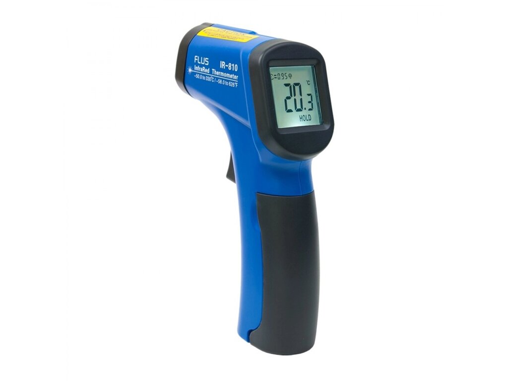 Інфрачервоний термометр дистанційний пірометр Flus IR-810 (-50…+330) від компанії Інтернет-магазин "Глушачек" - фото 1