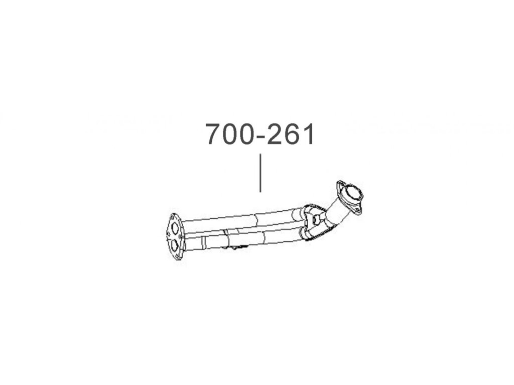 Інжектор труби Daewoo Sens (T1311-1203010-01) Bosal від компанії Інтернет-магазин "Глушачек" - фото 1