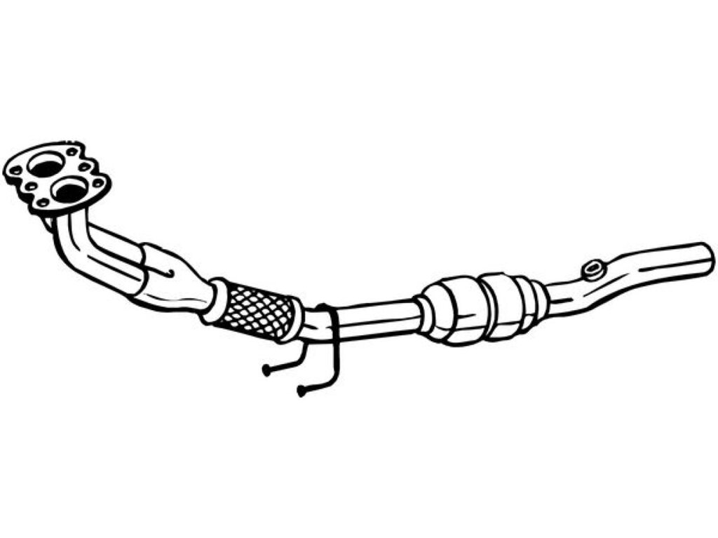 Каталітичний нейтралізатор Volkswagen Golf 5 04-08 від компанії Інтернет-магазин "Глушачек" - фото 1