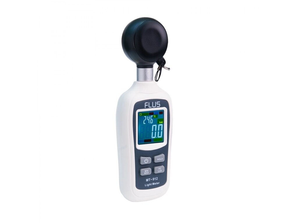 Міні люксметр термометр MT-912 FLUS кольоровий дисплей від компанії Інтернет-магазин "Глушачек" - фото 1