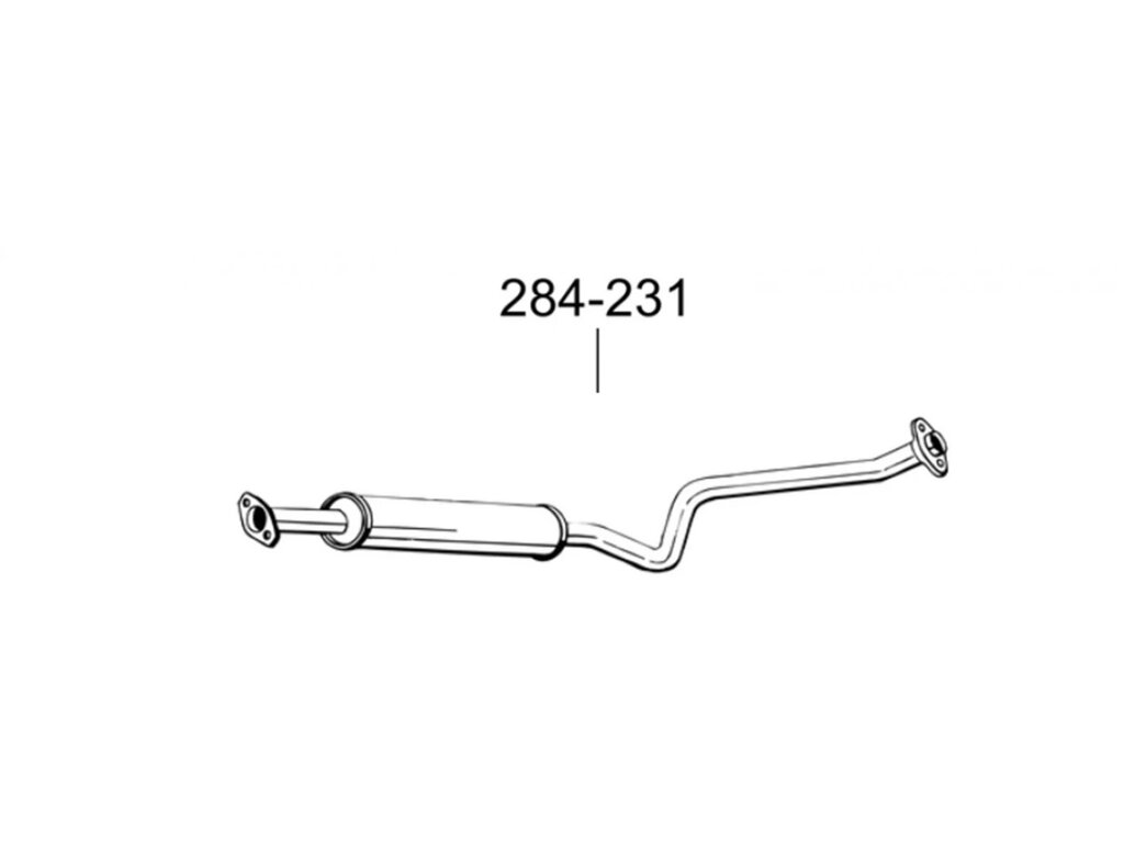 Передній прем'єр-міністр Nissan (Nissan Primera) 02-07 2.0i (284-231) Bosal 15.41 від компанії Інтернет-магазин "Глушачек" - фото 1