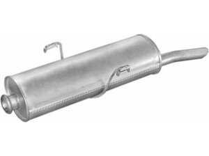 Глушитель Пежо 306 (Peugeot 306)1.4-1.8 SDN kat 94- (19.61) Polmostrow алюминизированный