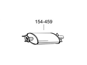 Передній Ford Transit (Ford Transit) 06- (154-459) Bosal 08.03