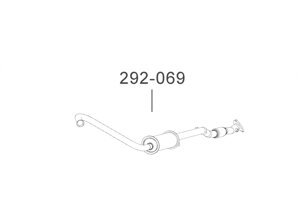 Резонатор Daewoo Lanos (TA69W0-1202008) 1.4 DOHC EURO 4 (для гофриту Clamp /C) Bosal