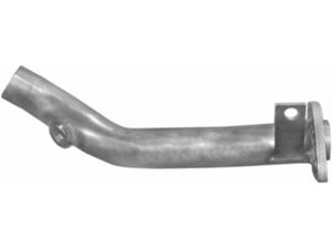 Труба колекторна без каталізатора Пежо 206 (Peugeot 206) 1.1i; 1.4i 00-04 (19.209) Polmostrow алюмінізірованний