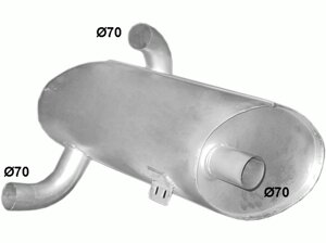 Глушитель Мерседес 303 (Mercedes 303) din 1.40013 (69.101) Polmostrow