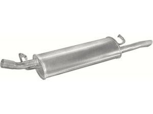 Глушитель Опель Вектра (Opel Vectra) 1.4/1.6 88-92 (17.264) Polmostrow алюминизированный
