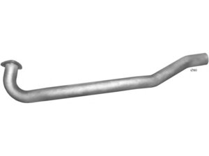 Труба приймальна MAN L2000 (68.22) Polmostrow алюмінізірованний