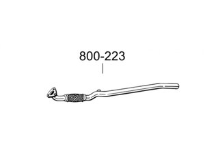 Труби Опель Корса Ц (Opel Corsa C) 00- (800-223) Bosal