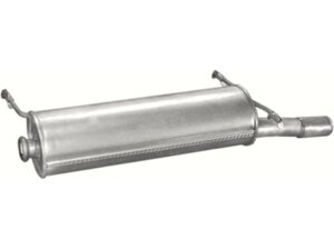 Глушник Сітроен Ксара (Citroen Xsara) 1.4i; 1.6i -16V 09/00 - hatchback (04.285) Polmostrow алюмінізірованний