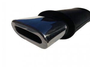 Прямоточный глушитель YFX-0725 (V018) алюминизированный/нержавейка