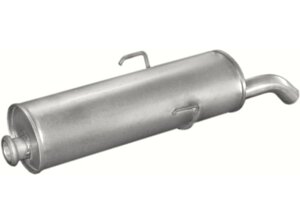 Глушитель Пежо 205 (Peugeot 205) 1.1-1.6 kat 86-97 (19.01) Polmostrow алюминизированный