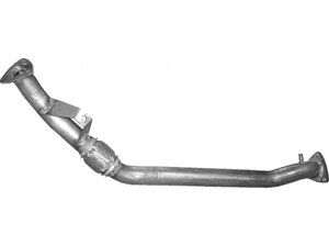 Труба приемная Ауди А4 (Audi A4) 2.0 SEDAN, KOMBI 02 - 04 (01.127) Polmostrow алюминизированный