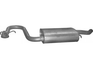 Глушитель Пежо Боксер (Peugeot Boxer) 2.5 Diesel (19.506) Polmostrow алюминизированный