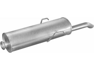 Глушитель Пежо 405 (Peugeot 405) 1.4/1.6 kat 87-96 (19.04) Polmostrow алюминизированный
