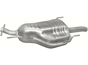Глушник Опель Зафіра (Opel Zafira) 2.0Di TD; 2.0 / 2.2DTi TD 99-05 (17.610) Polmostrow алюмінізірованний