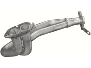 Труба колекторна Опель Кадет (Opel Kadett) 82-90 1.3N / SR (17.464) Polmostrow алюмінізірованний