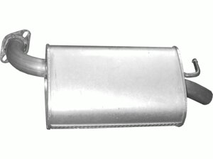 Глушник Мазда 6 (Mazda 6) 2.0 / 2.3 05-07 (12.215) Polmostrow алюмінізірованний