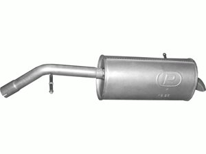 Глушитель Пежо 207 (Peugeot 207) 1.6D 06-11 (19.25) Polmostrow алюминизированный