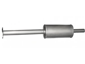 Резонатор Форд Фокус 3, Ц-Макс 2 (Ford Focus 3, C-Max 2) 1.0 Ecoboost 12-15 (08.589) Polmostrow алюмінізірованний