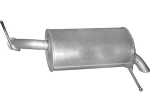 Глушитель Пежо 407 (Peugeot 407) 1.8 04-07 (19.161) Polmostrow алюминизированный