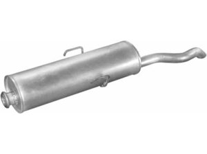 Глушитель Пежо 309 (Peugeot 309) 1.1-1.9D 85-94 (19.03) Polmostrow алюминизированный