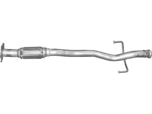 Приемная труба Хюндай Гетс (Hyundai Getz) 1.1 02-06 (10.64) Polmostrow алюминизированный