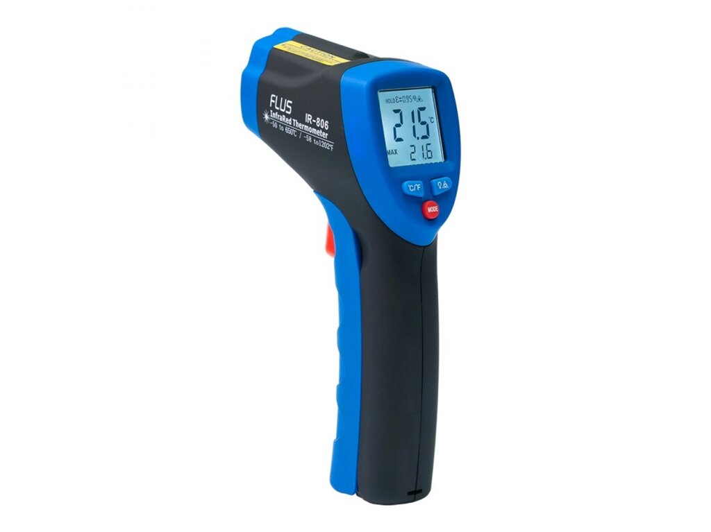 Пірометр безконтактний термометр інфрачервоний Flus IR-806 (-50…+650) від компанії Інтернет-магазин "Глушачек" - фото 1