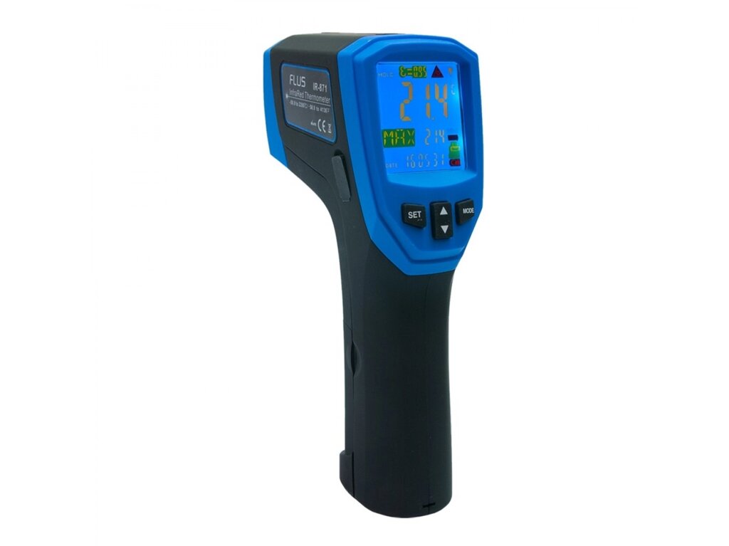 Пірометр термометр дистанційний інфрачервоний FLUS IR-871 (-50 ... + 2280) від компанії Інтернет-магазин "Глушачек" - фото 1
