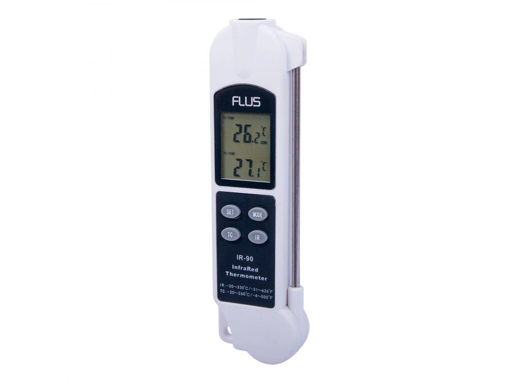 Пірометр термометр дистанційний інфрачервоний Flus IR-90 (-35…+330) від компанії Інтернет-магазин "Глушачек" - фото 1