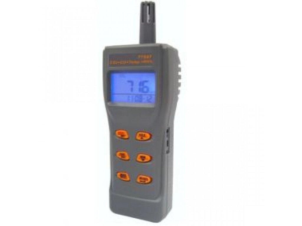 Портативний газовий аналізатор/термогігрометр (СО2, СО, RH, T) USB AZ-77597 від компанії Інтернет-магазин "Глушачек" - фото 1