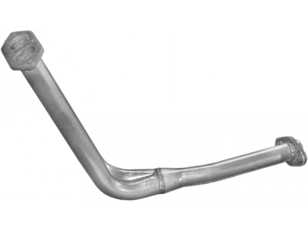 Труба колекторна Опель Кадет (Opel Kadett) 82-84 1.6D (17.468) Polmostrow алюмінізірованний від компанії Інтернет-магазин "Глушачек" - фото 1
