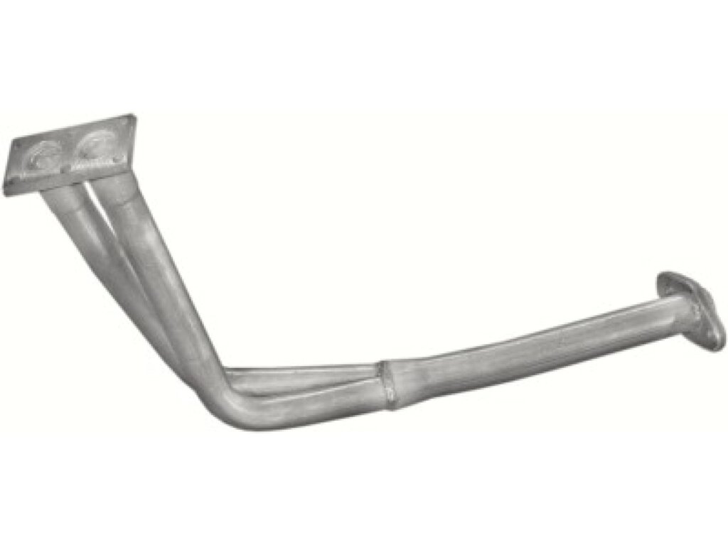 Труба коллекторная Опель Кадет (Opel Kadett) 82-84 1.2S HB/kombi (17.460) Polmostrow алюминизированный от компании Интернет-магазин "Глушачек" - фото 1