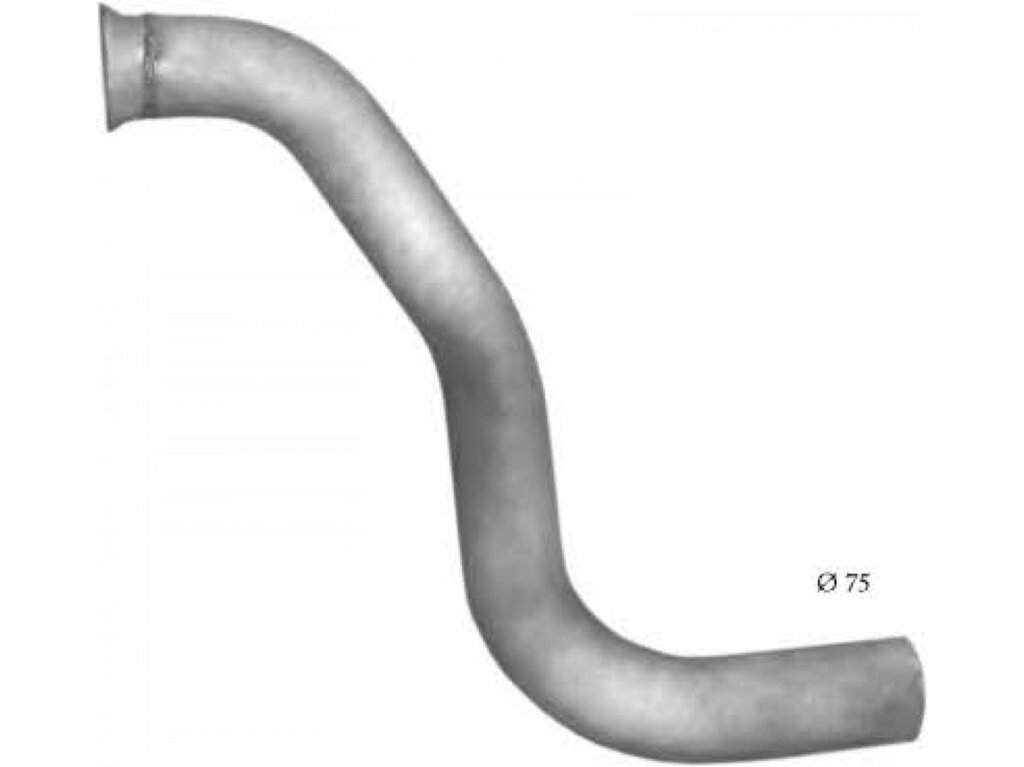 Труба приймальна Mersedes Atego din 53277 97- (69.45) Polmostrow від компанії Інтернет-магазин "Глушачек" - фото 1