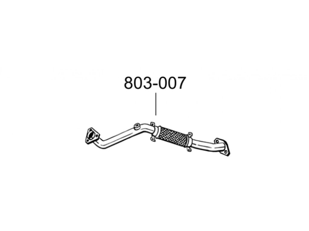 Труба приймальна Ніссан Премьера (Nssan Primera) 99-02 (803-007) Bosal 15.243 від компанії Інтернет-магазин "Глушачек" - фото 1