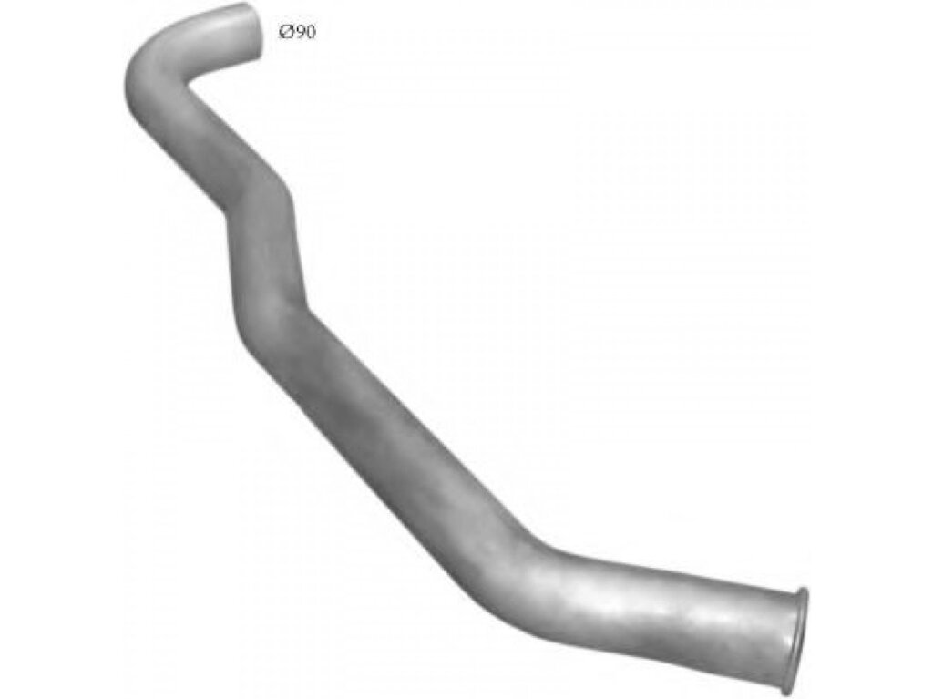 Труба вихлопна MAN L2000/M2000L din 47600 (68.06) Polmostrow від компанії Інтернет-магазин "Глушачек" - фото 1