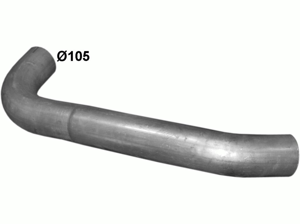 Труба вихлопна Mersedes 2031AS din 53728 (69.27) Polmostrow від компанії Інтернет-магазин "Глушачек" - фото 1