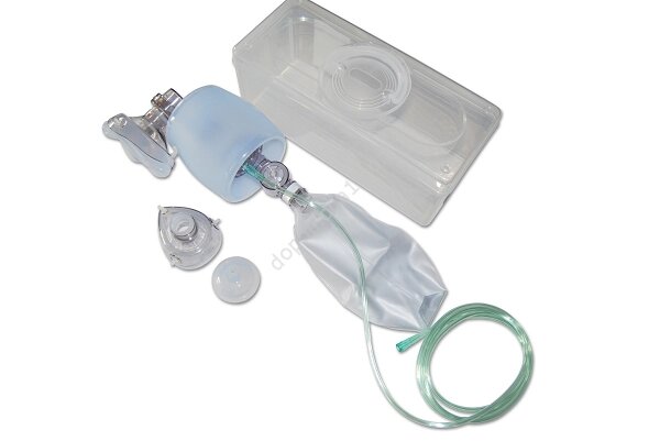 Дыхательный респирационный мешок (мешок АМБУ) многоразовый від компанії Фармєдіс, ТОВ - фото 1